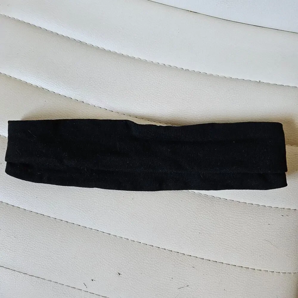 Lululemon Black Athletic Headband Fitness Accessory